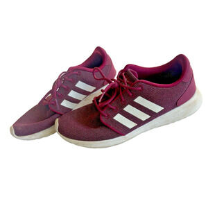 Adidas Cloudfoam Womens Qt Racer Athletic Running Shoes BC0006 Maroon Size 7.5